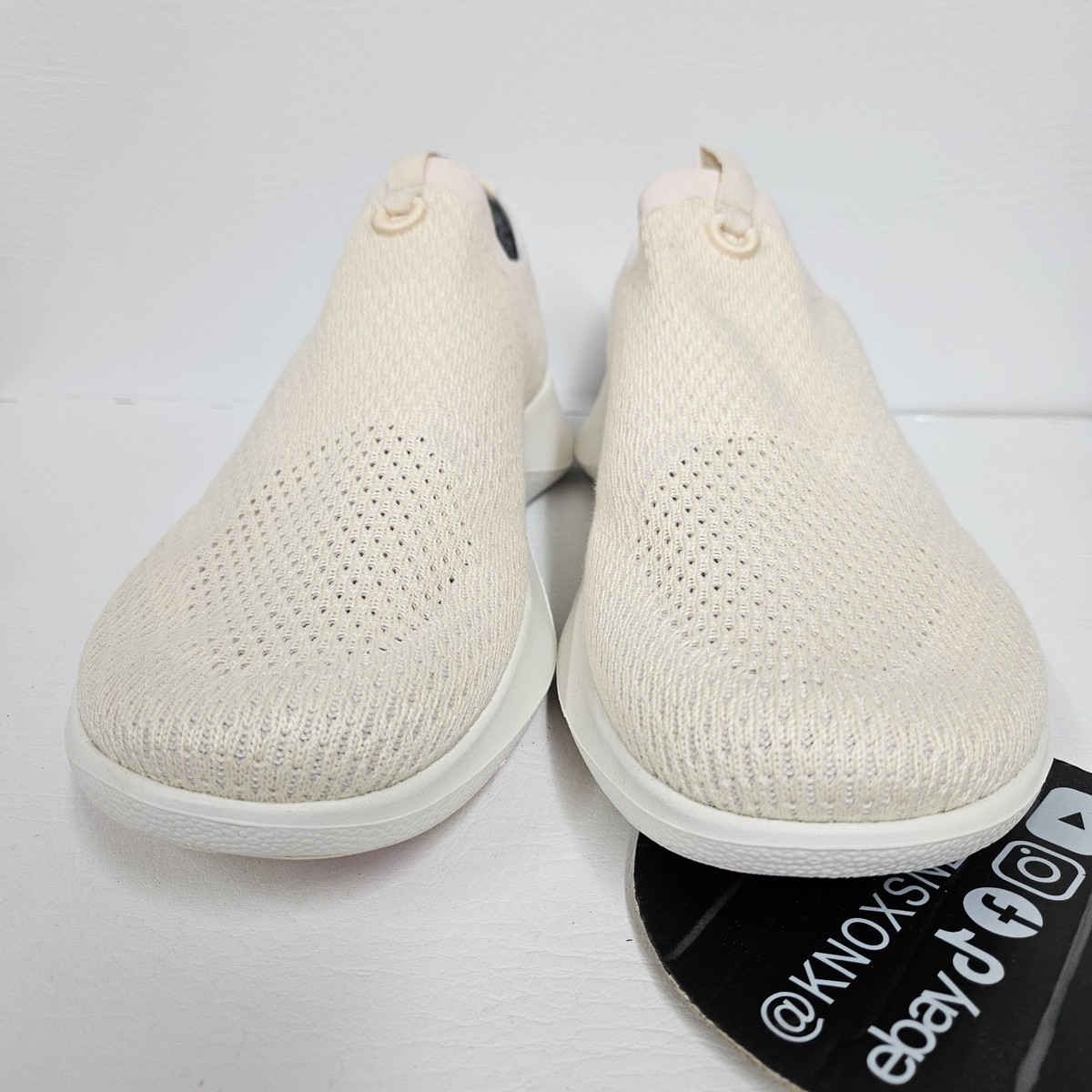 Allbirds TDR Tree Dasher Relay Beige Pink Slip On Shoes  display picture 2