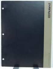 ROLAND 1984 MIDI SYSTEM 10 Pg Hvy Satin Color Catalog Axis 1 MKB 1000 MKS 80 VG!