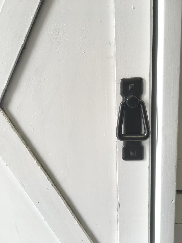 2-1/2" Mission Style Vertical Bail Pull Antique Pewter