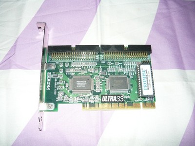 Vintage Promise Ultra33 PCI IDE Controller Card Used