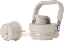 Simple Modern Trek Pivot Lid with Straw & Chug for 30-128oz Bottle Almond Birch
