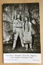 Winnetou - 2.Teil (Starpostkarte '64) Karin Dor / Pierre Brice / Karl May /Rüdel