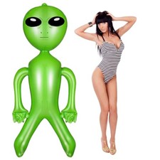 63 Inch Inflatable Alien Blow Up Green Alien for Party Decorations  Halloween