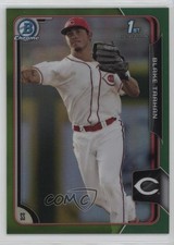 2015 Bowman Draft Chrome Green Refractor 96/99 Blake Trahan #43 0wg1