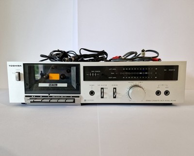 Toshiba PC-X15 Stereo Kassettendeck Vintage Defekt Bastlergerät Japan