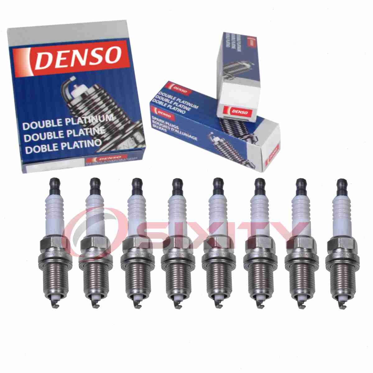 8 pc DENSO 3301 Spark Plugs for PK16R8 90919-01244 90919-01176 5614285 2300 lu