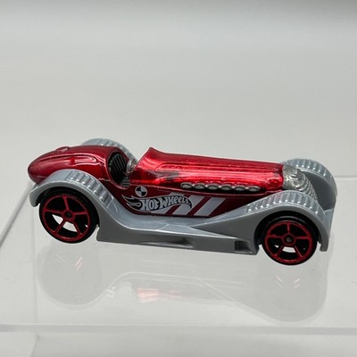 Hot Wheels Brit Speed rot & grau Track Builder Diecast Auto 1:64 B12