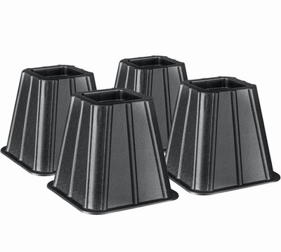 Greenco Super Strong Bed & Furniture Riser, Great for Under Bed Storage - 4 Pack