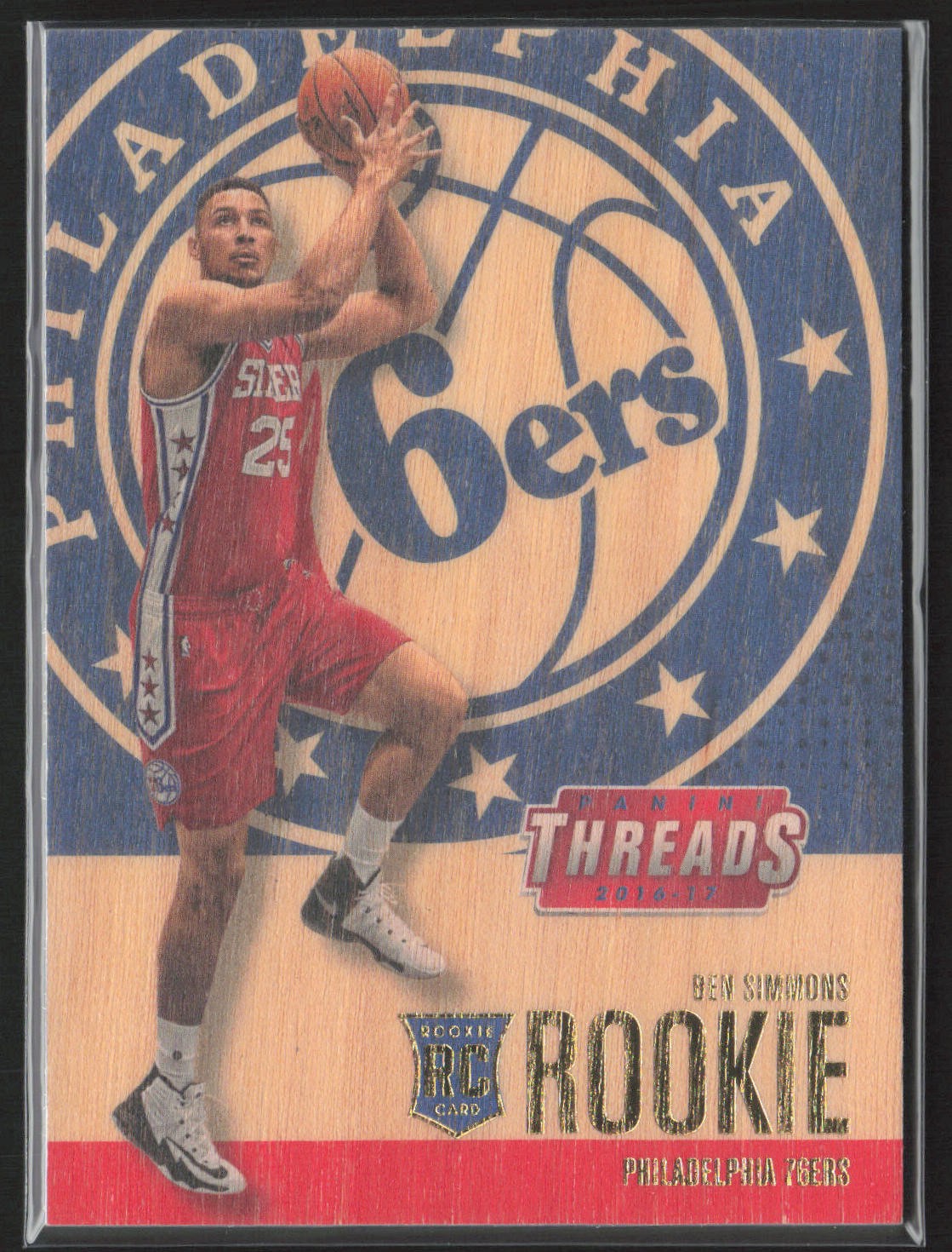 2016-17 Panini Threads #248 Ben Simmons WOOD
