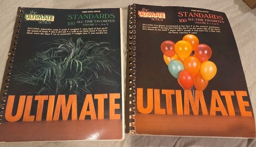 Vintage Ultimate Series Standards Song Books Vol 2 & 3 Piano Vocal Guitar Lot