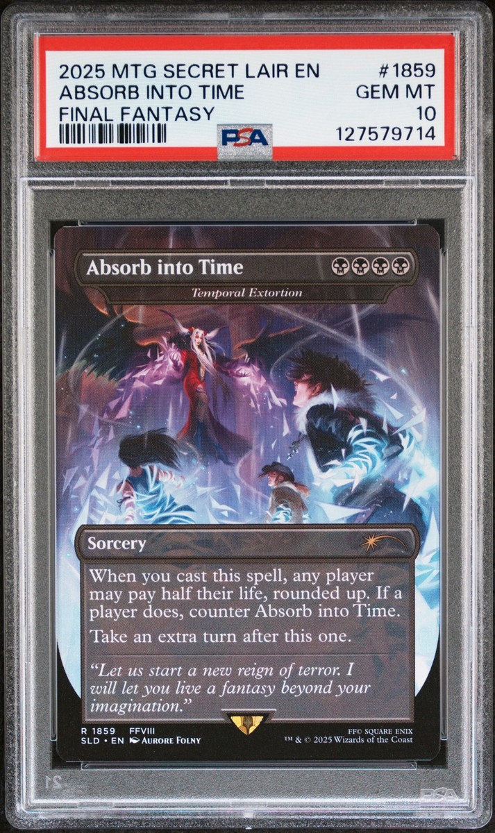 MTG Secret Lair 時への吸収 4種 Absorb into Time - Temporal Extortion Secret Lair Drop Regular for