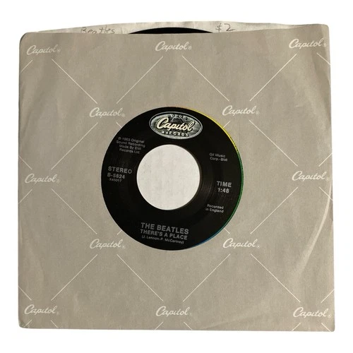 The Beatles Twist & Shout There’s A Place 45RPM Vinyl 1963 Capitol B-5624 EX
