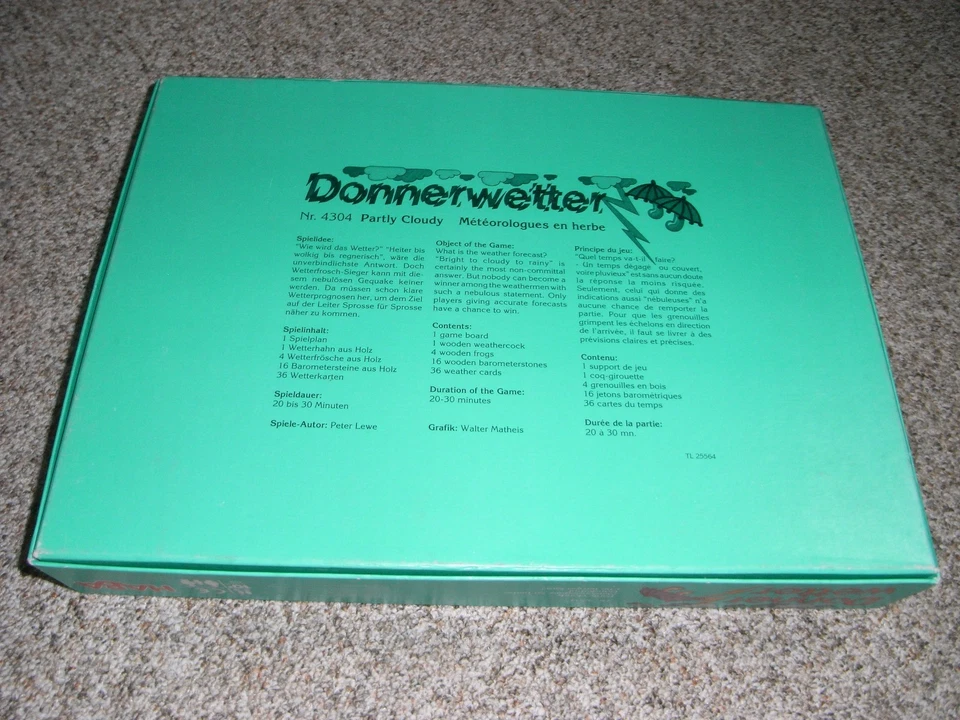 DONNERWETTER Familienspiel von HABA Peter Lewe Auswahlliste Spiel des Jahres - Bild 2 von 4