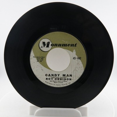 Roy Orbison - Candy Man / Crying 7'' Record 1961 Monument Rock 45 RPM