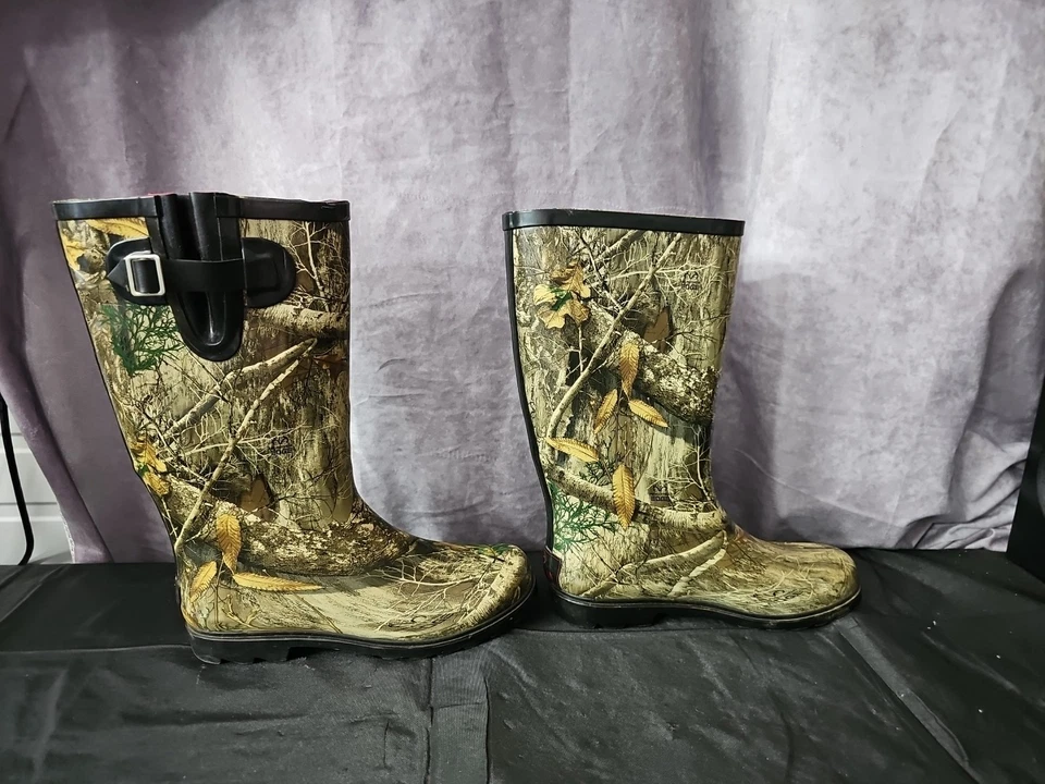 Botas Magellan Realtree Edge Mujer Goma Barro Camufladas con Forro Rosa Talla 8 Foto 3 de 4