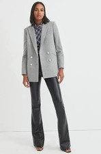 VERONICA BEARD Dickey Jacket Women 10 Gray CASHMERE Wool Luxury