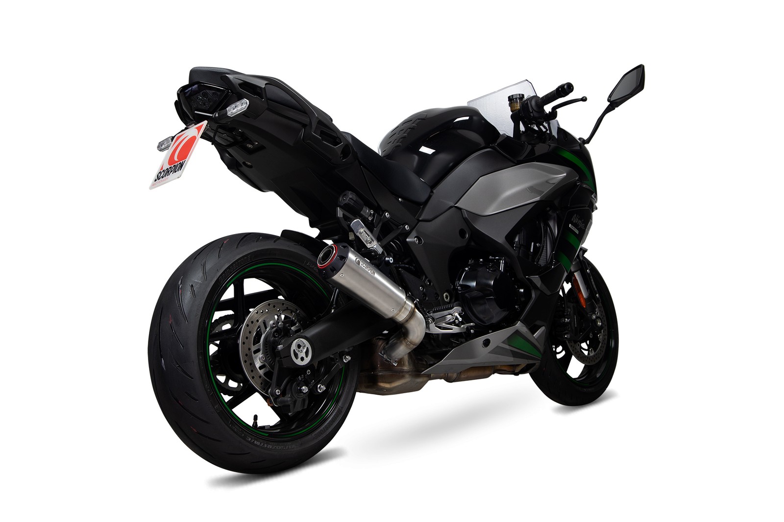 Scorpion Exhausts Red Pka137seo - Scorpion Power Stainless Steel Exhaust - Kawasaki Ninja 1000Sx 2019 - 2020 - Image 3