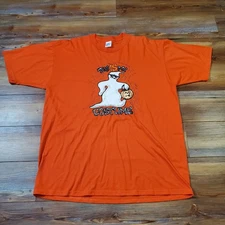 Vintage T Shirt This Is My Costume Halloween Ghost XL Made in USA Jerzees