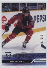 2024 Upper Deck PWHL 1st Edition Young Guns Deluxe 53/250 Emily Clark #70 a3i