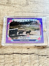 Disneyland 70th Anniversary Topps Disney Trading card Purple Parallel Foil #16