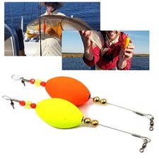 Drahtkorken Angelschwimmer Für Rotbarsch-Bobber Knallkorken Orange / Gelb