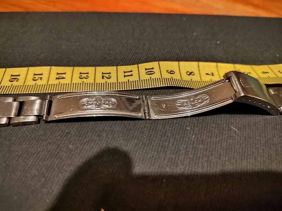 Bracelet Acier bon état Rolex 7835 19mm sans entrecorne , 9 maillons - Photo 4/4