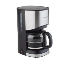 KORONA Kaffeemaschine Schwarz Edelstahl Glaskanne Filtermaschine Kaffeeautomat
