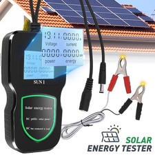 Solar Panel Tester, Photovoltaic PV Multimeter 500W, Solar Smart MPPT Meter LCD