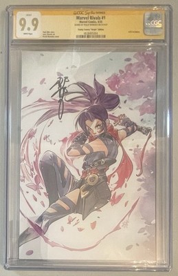 Marvel Rivals #1 Virgin C2E2 AP COA 21/50 Peach Momoko Sig CGC 9.9 POP 3!