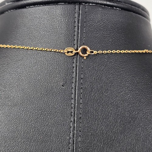 Bellissima collana con ciondolo cammeo vittoriano in oro giallo 14 carati catena conchiglia a goccia 15" - Foto 4 di 12