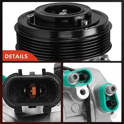 1x Klimakompressor Klimaanlage Kompressor DVE16 für Hyundai i40 i40 CW VF 2.0L