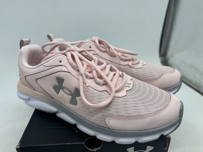 Under Armour Charged Assert 9 Running Sneakers Women's Micro Pink Low Top - 10