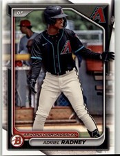 2024 Bowman Draft Adriel Radney #BD-136 Arizona Diamondbacks