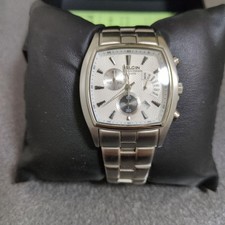 Orologio Cronografo ELGIN Retrogrado Argento Usato