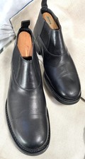Stylish PRADA slip-on Half Boot in BlackLeathr ~ US sz 7