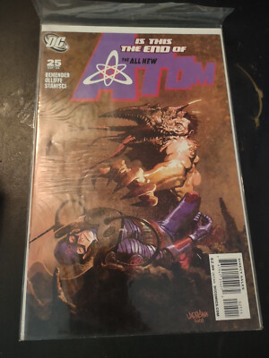 VINTAGE 2008 DC COMICS THE ALL NEW ATOM THIS IS THE END OF