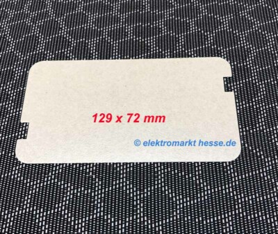 Sharp PCOVPA309WRE0 Hohlleiterabdeckung/Glimmerscheibe 129x72mm für Mikrowelle