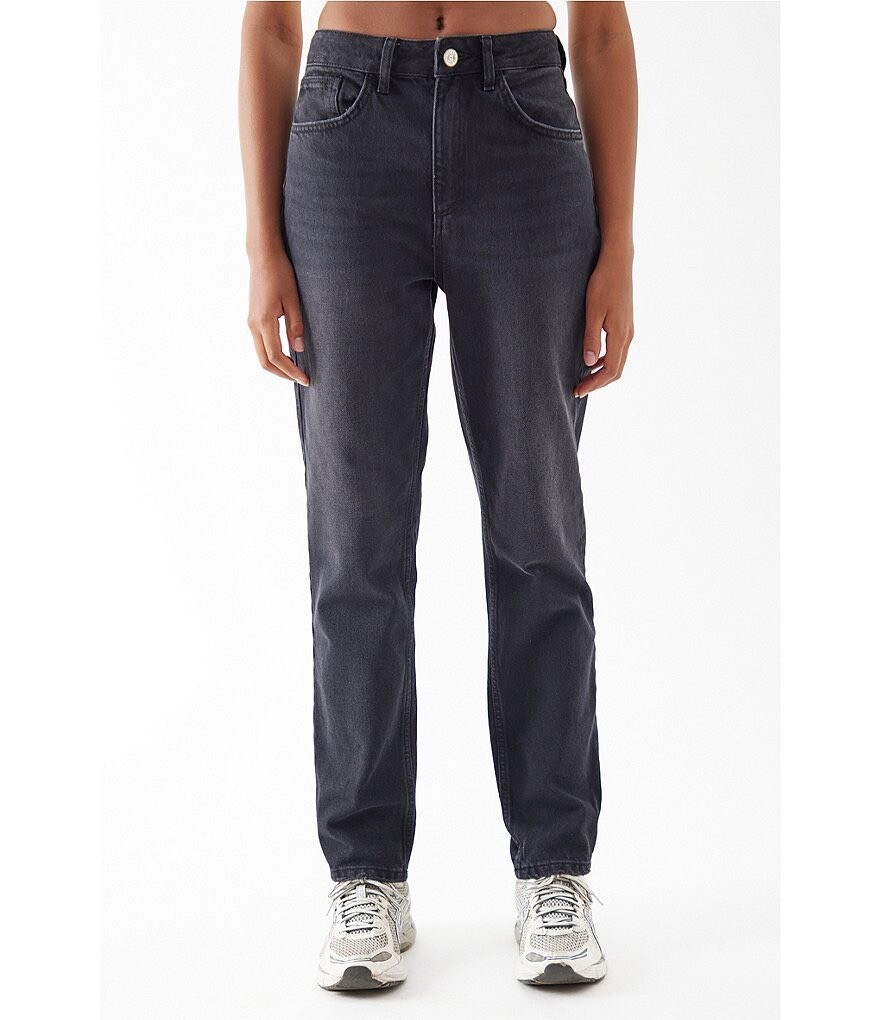 BDG Urban Outfitters High Rise Straight Leg Mom Jeans in Acid