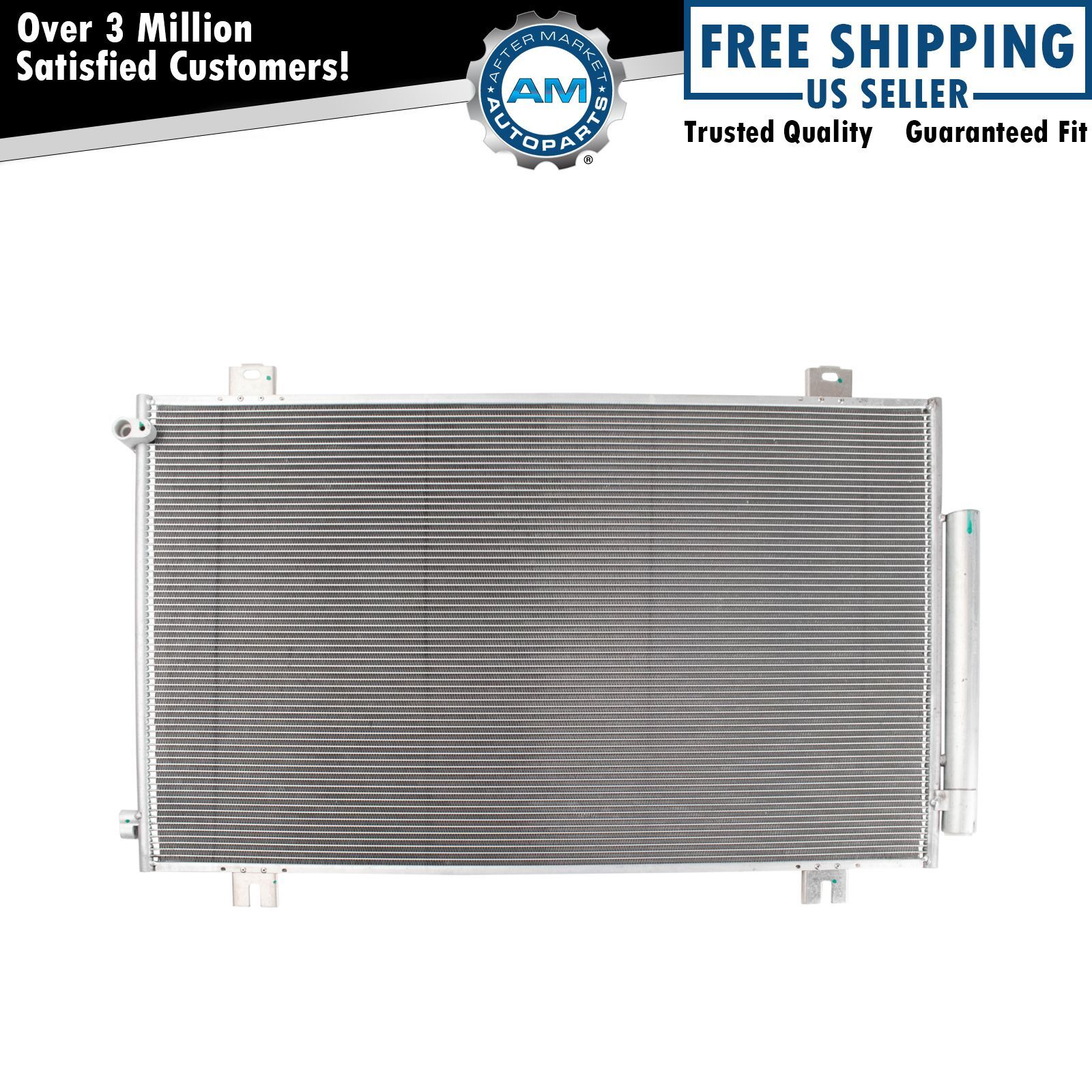 A-Premium Air Conditioning A/C Condenser Compatible with Tesla 3 2017 2018 2019 2020 2021 2022 ELECTRIC with Receiver Drier and Bracket
