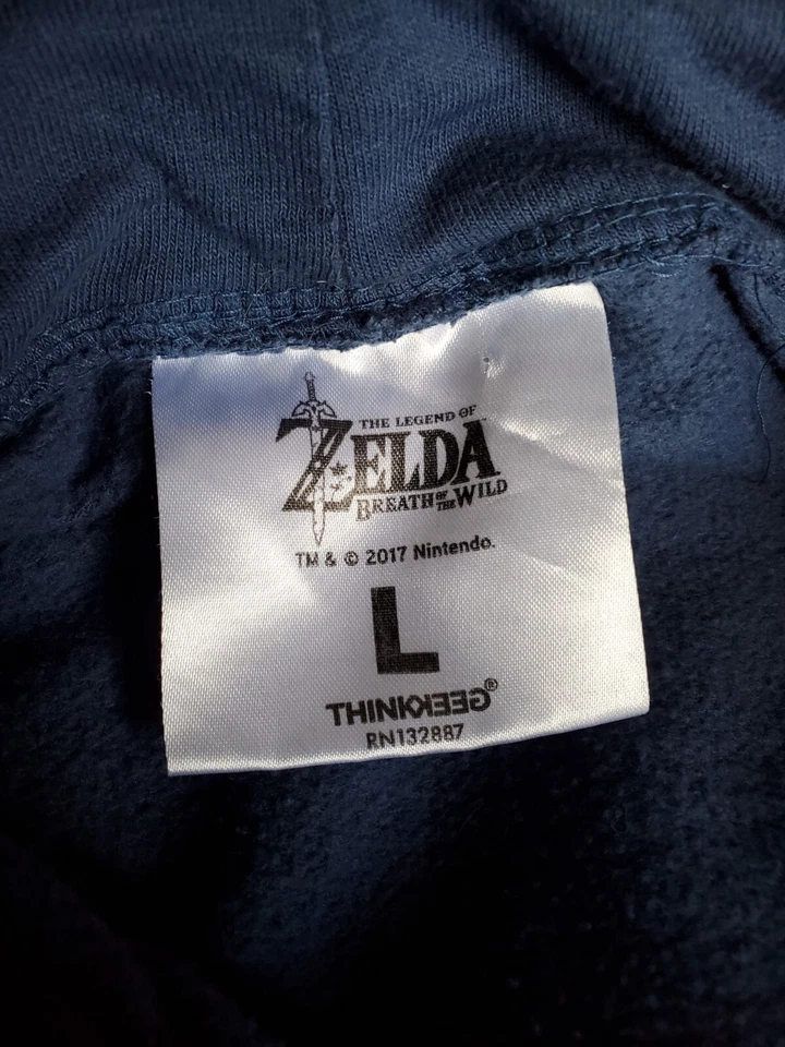 Sudadera con capucha para mujer Nintendo The Legend Of Zelda: Breath Of The Wild Eye Fill L Foto 4 de 4