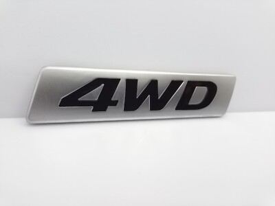 3D 4WD Metall Auto  Badge Emblem Abzeichen  Aufkleber Sticker