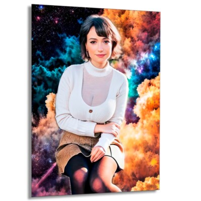 MILANA VAYNTRUB Actress Model Diva Belles ACEO Art Print Card by RoStar #7/7