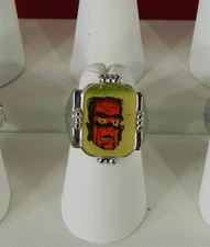 1960’s Vari-Vue Monster Cartoon Flicker Ring