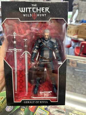 McFarlane Witcher III Wild Hunt 7'' Figure Geralt of Rivia Viper Armor Teal Dye