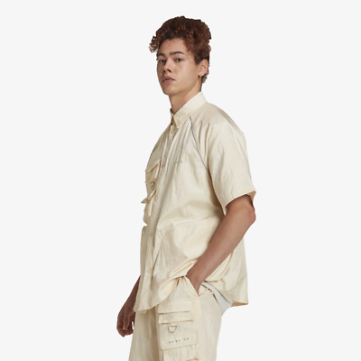 ADIDAS Originals [HK2734] Single Breasted Short Sleeve Beige HK