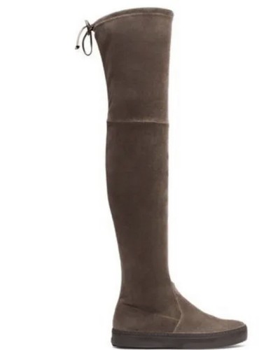 NWB STUART WEITZMAN Playtime Over The Knee Boot, Size 8.5, Swamp