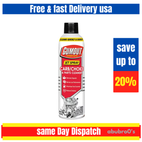 Gumout Carb And Choke Carburetor Cleaner Cleans Metal Engine Parts