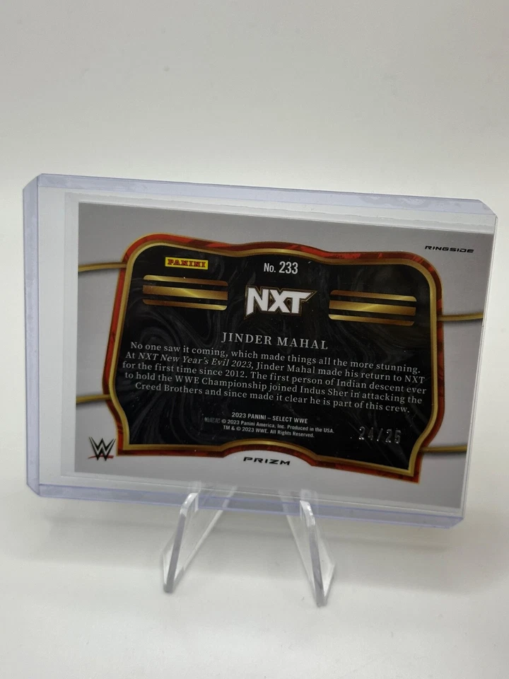 2023 WWE - Select - Tie Dye /25 - #233 Jinder Mahal - Image 2 of 2