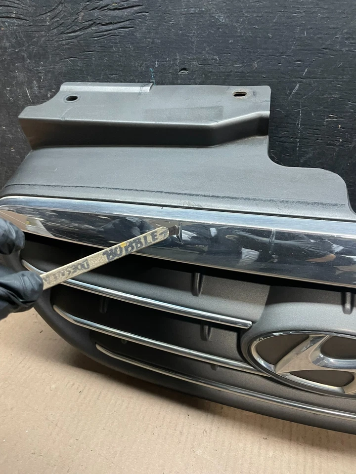 Parrilla superior delantera Hyundai Elantra 2007 2008 2009 M8134 PS Foto 4 de 4