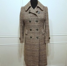Vintage Eastex Wool Blend Multicolour (brown/green/beige)coat - Size 12/size M